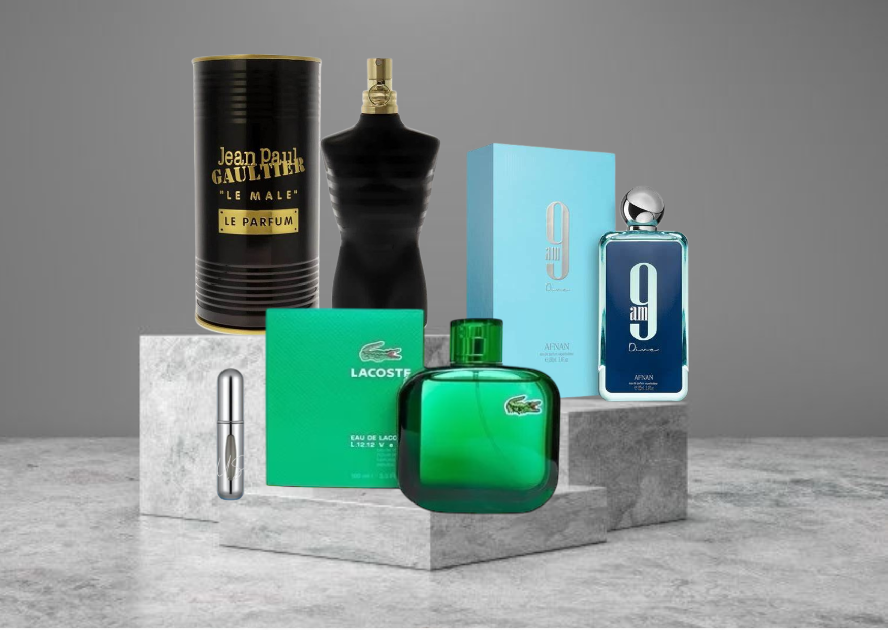Jp le male le parfum +lacoste verde+9Am